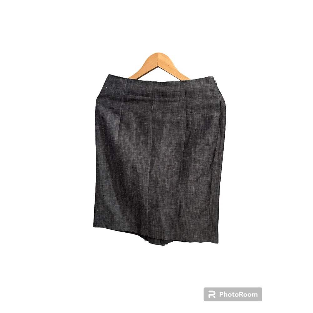 Ann Taylor Gray Pencil Skirt Size 4